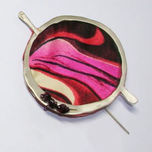 Round silk red - Image 2
